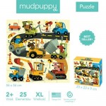Jumbo Puzzle - Construction (25 pcs) - Mudpuppy - BabyOnline HK
