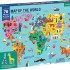 Geography Puzzle - Map of the World (78 pcs)