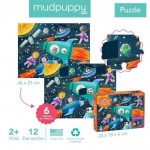 Lift-the-Flap Puzzle - Blast Off (12 pcs) - Mudpuppy - BabyOnline HK