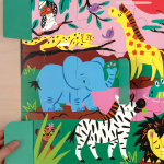 Lift-the-Flap Puzzle - On Safari (12 pcs) - Mudpuppy - BabyOnline HK