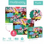 Lift-the-Flap Puzzle - On Safari (12 pcs) - Mudpuppy - BabyOnline HK