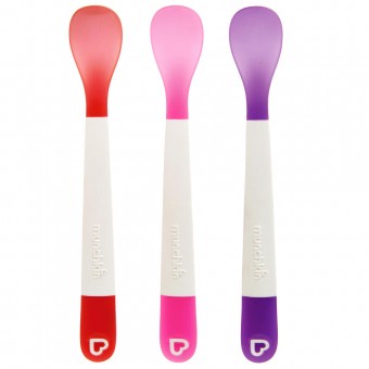 Lift Infant Spoons (3 pcs) - Red/Pink/Purple