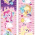My Little Pony - Height Measuring Chart with Eyesight Testing Chart