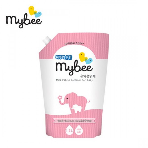 嬰兒衣物柔順劑 - 補充裝 1200ml - MyBee - BabyOnline HK
