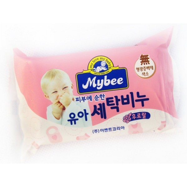 Laundry Soap Bar - Flora 180g - MyBee - BabyOnline HK