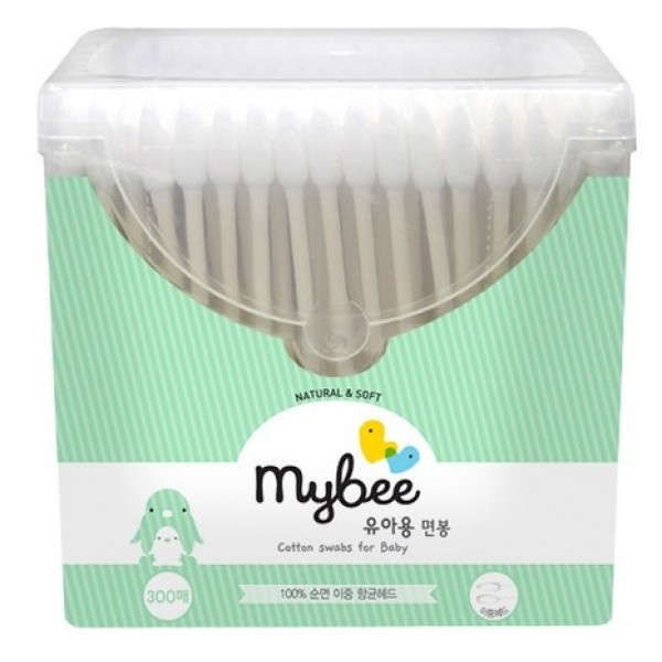 Cotton Swabs for Baby (300pcs) - MyBee - BabyOnline HK