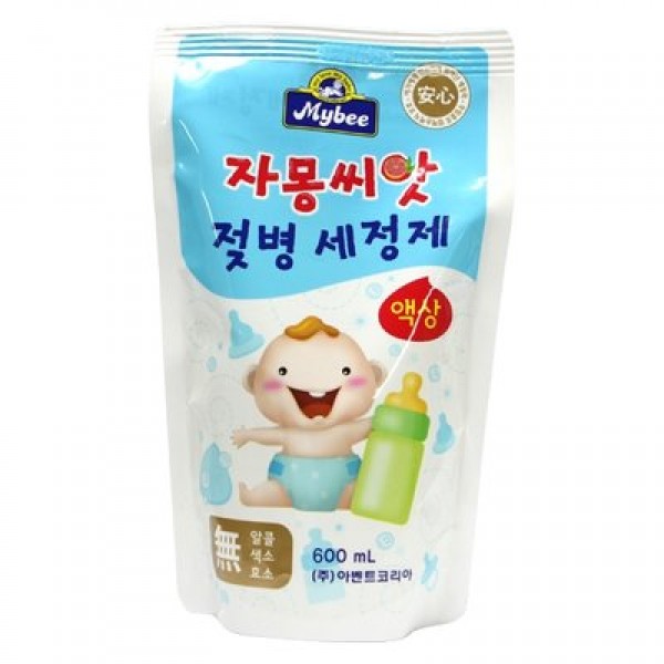 Grapefruit Seed Baby Bottle Liquid Cleanser - Refill 400ml - MyBee - BabyOnline HK