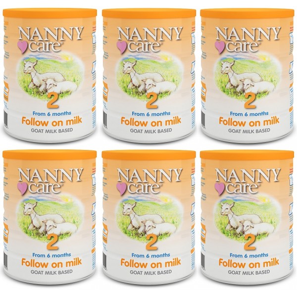 Goat Milk Nutrition Formula - Follow On 900g (6 Cans) - NannyCare - BabyOnline HK