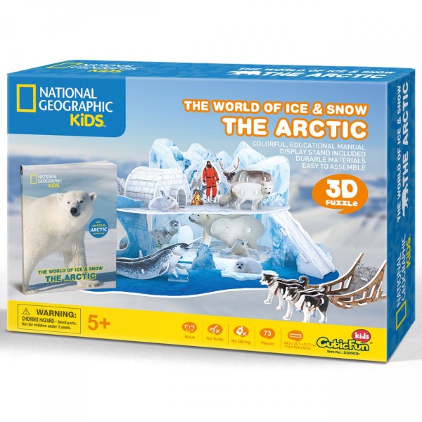National Geographic - The World of Ice & Snow - The Arctic - CubicFun - BabyOnline HK