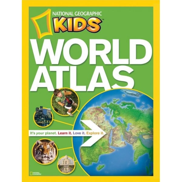 Kids World Atlas - National Geographic - BabyOnline HK