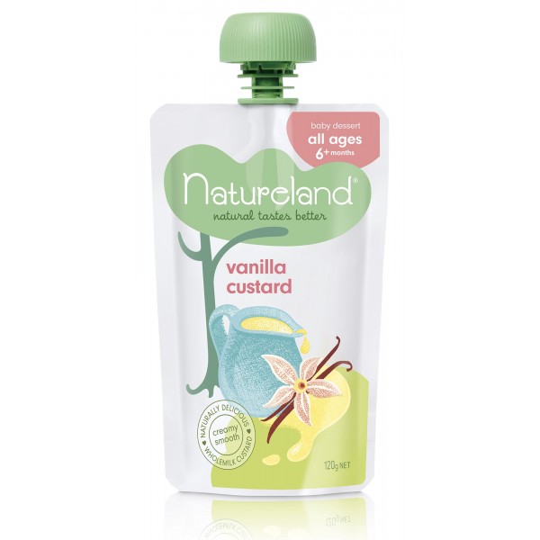 Vanilla Custard 120g - Natureland - BabyOnline HK