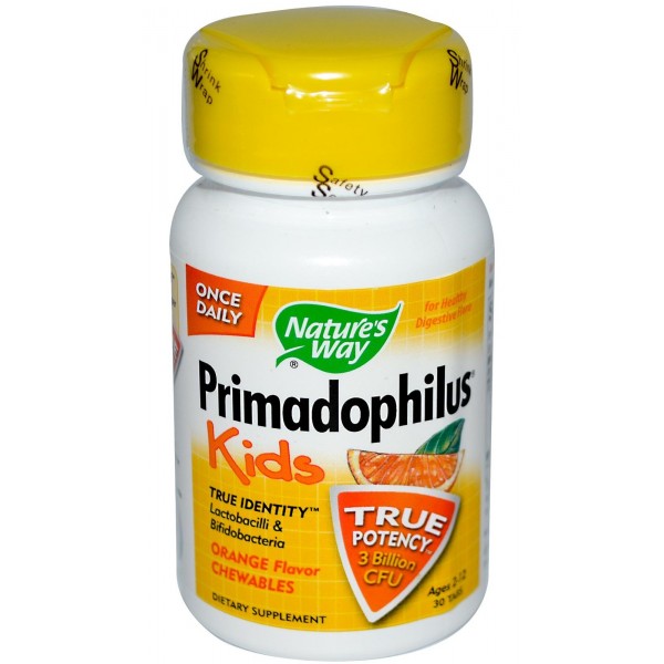 Primadophilus® Kids Orange (30 Tablets) - Nature's Way - BabyOnline HK