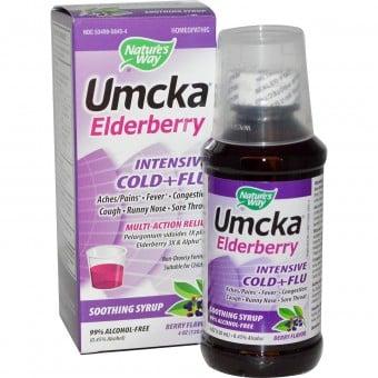 Umcka Elderberry - Intensive Cold+Flu (Berry Flavor) 120ml