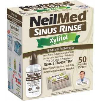 NeilMed - Sinus Rinse Kit with Xylitol (50 Packets)