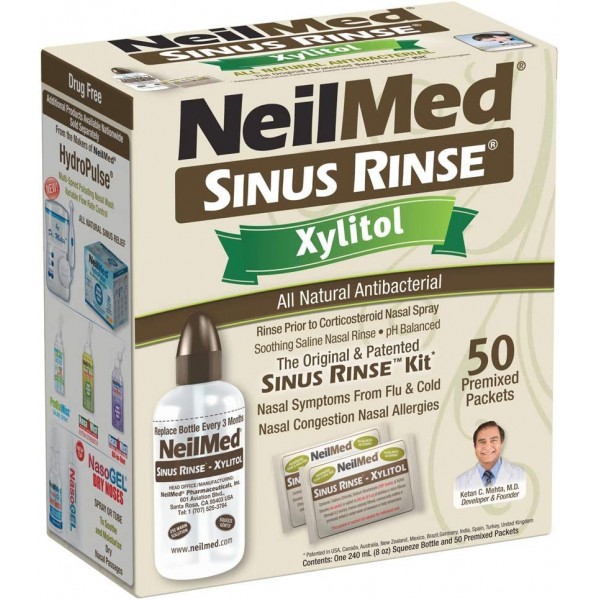NeilMed - Sinus Rinse Kit with Xylitol (50 Packets) - NeilMed - BabyOnline HK
