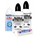 NeilMed - 洗鼻沖洗套件 + 洗鼻鹽水噴霧 75ml + 250包鹽粉 套裝 (原裝行貨) - NeilMed - BabyOnline HK