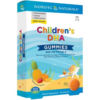 Nordic Naturals - Children's DHA Gummies (Tropical Punch) - 30 Gummies