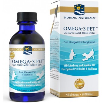 Nordic Naturals - Omega-3 Pet for Cats and Small Breed Dogs 60ml