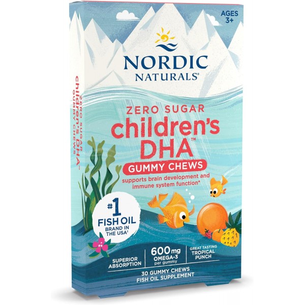 Nordic Naturals - Children's DHA Gummies (Tropical Punch) - 30粒 - Nordic Naturals - BabyOnline HK
