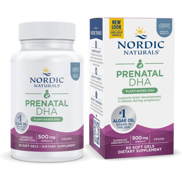 Nordic Naturals - Vegan PreNatal DHA (60 soft gels) - Nordic Naturals - BabyOnline HK