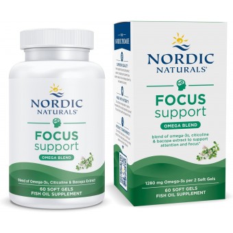 Nordic Naturals - Focus Support - Omega Blend (60 Soft Gels)