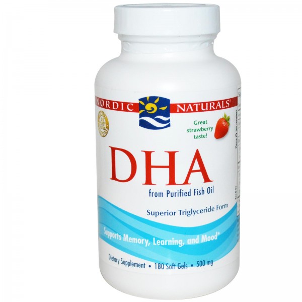DHA - 180 Soft Gels - Nordic Naturals - BabyOnline HK