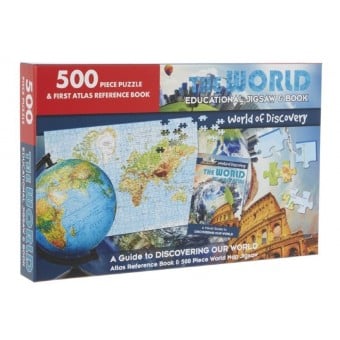 World of Discovery - Educational Jigsaw & Book (The World)