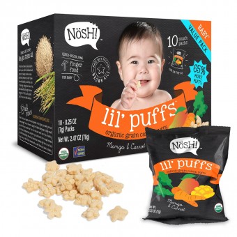 Organic Lil' Puffs - Mango Carrot (10 packs)
