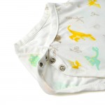 竹纖維嬰兒短袖衣 (3件裝) - 恐龍 - NotTooBig - BabyOnline HK