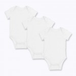 Bamboo Baby Bodysuits (3pcs) - White - NotTooBig - BabyOnline HK