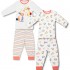 Bamboo Baby Pyjamas (2 sets) - Bunny