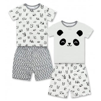 Bamboo Baby Shorties (2 sets) - Panda