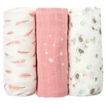 竹纖維包巾 (3件裝) - 天鵝 - NotTooBig - BabyOnline HK