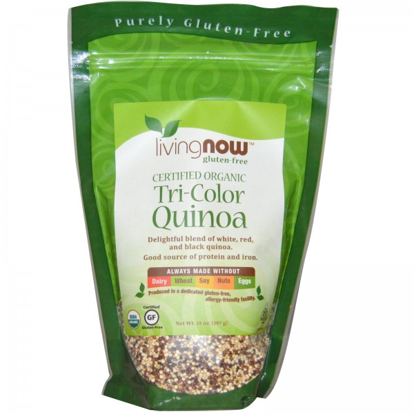 Organic Tri-Color Quinoa 397g - Now - BabyOnline HK