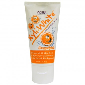 XyliWhite - Kids Toothpaste Gel (Flouride Free) - Orange 85g
