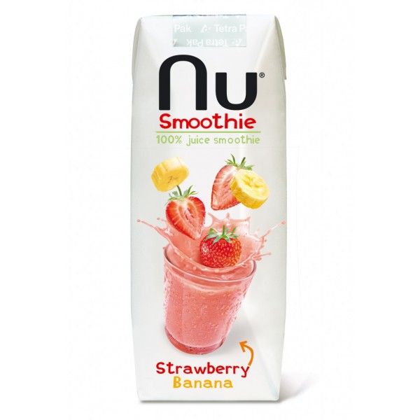 Smoothie - Strawberry Banana 250ml - Nu Smoothie - BabyOnline HK