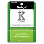 Tissue K Throat(125 粒) - NuAge - BabyOnline HK