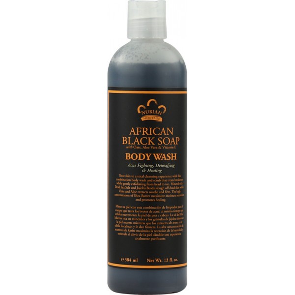 African Black Soap - Body Wash 384ml - Nubian Heritage - BabyOnline HK
