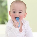 Silicone Toothbrush Massager with Case - Blue - Nuby - BabyOnline HK