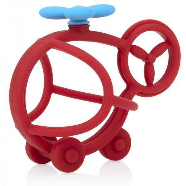 Chewy Chums Soothing Teether - Red Helicopter - Nuby - BabyOnline HK
