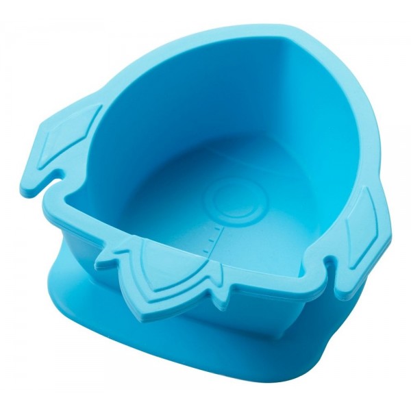 SurGrip 太空船吸盤碗 - 藍色 - Nuby - BabyOnline HK