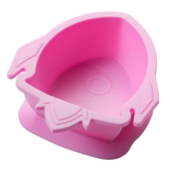 SurGrip 太空船吸盤碗 - 粉紅色