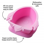 SurGrip 太空船吸盤碗 - 粉紅色 - Nuby - BabyOnline HK