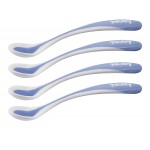 Hot Safe Feeding Spoons (4 packs) - Blue - Nuby - BabyOnline HK
