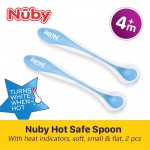 Hot Safe Feeding Spoons (4 packs) - Orange - Nuby - BabyOnline HK