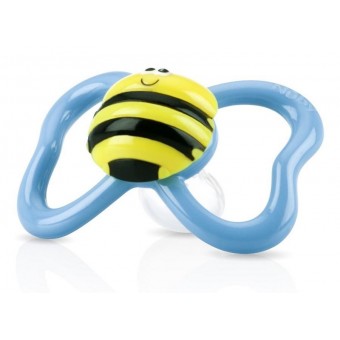 Baby 3D Classic Oval Pacifier (6-12m) - Bee