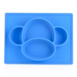 SureGrip Mircale Mat Suction Plate - Blue Monkey - Nuby - BabyOnline HK