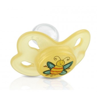 Baby Classic Oval Pacifier (6-12m) - Yellow