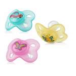 Baby Classic Oval Pacifier (6-12m) - Pink - Nuby - BabyOnline HK