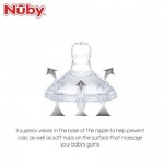 Nuby - Natural Touch Silicone Replacement Nipples - Pack of 2 (0m+) - Nuby - BabyOnline HK